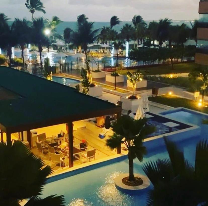 Apartamento A Beira Mar Com Piscina Estilo Resort Cabedelo Kültér fotó