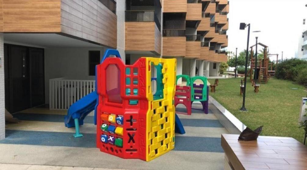 Apartamento A Beira Mar Com Piscina Estilo Resort Cabedelo Kültér fotó