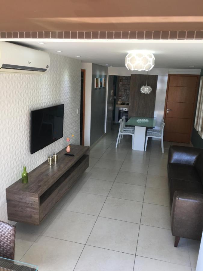 Apartamento A Beira Mar Com Piscina Estilo Resort Cabedelo Kültér fotó